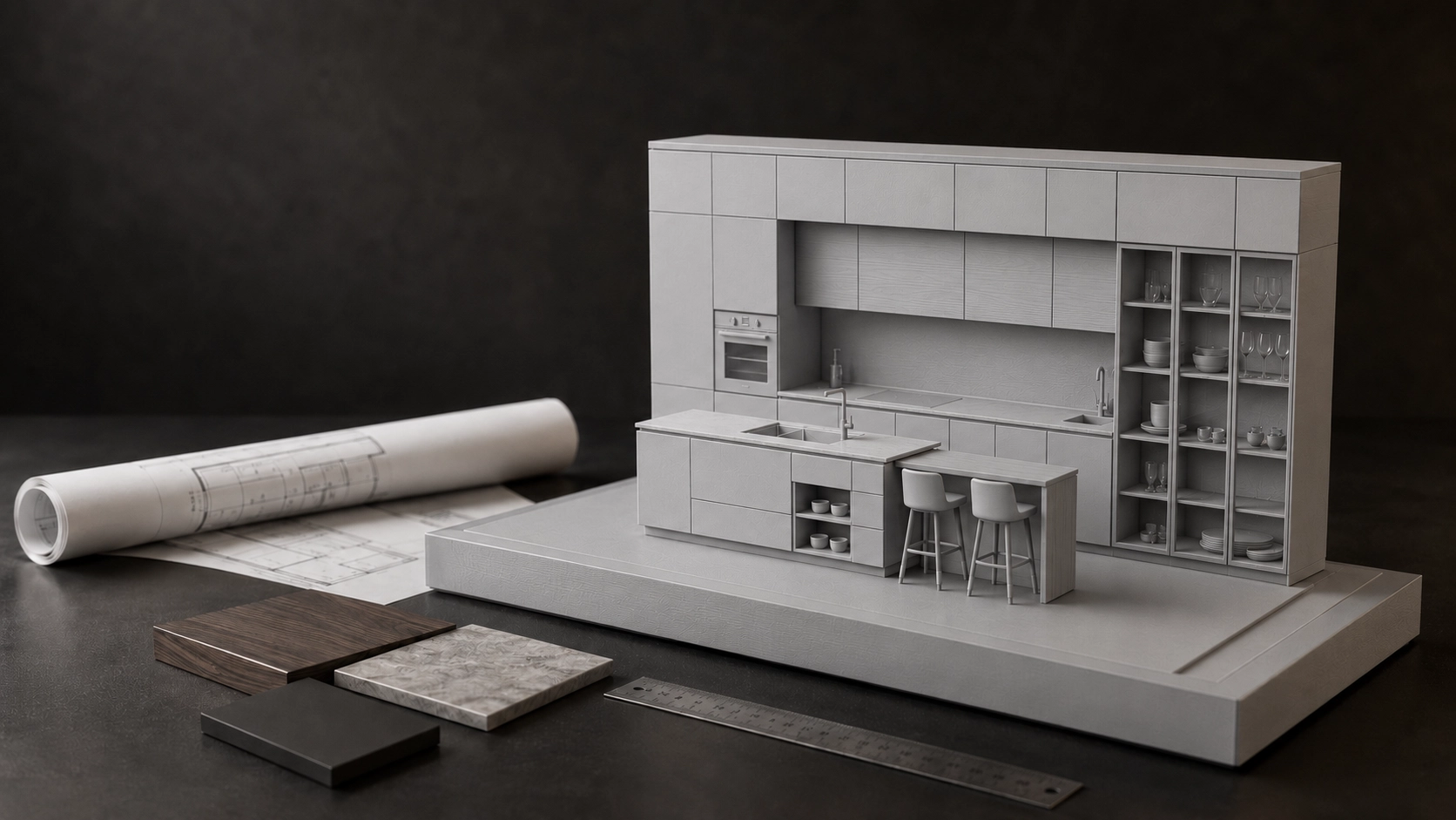 Would you like to see your kitchen as a physical model before production?